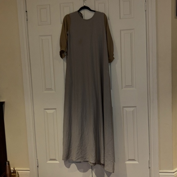 Neutral  Kaftan maxi Dress - Picture 4 of 13